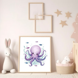 Glad Bläckfisk Poster