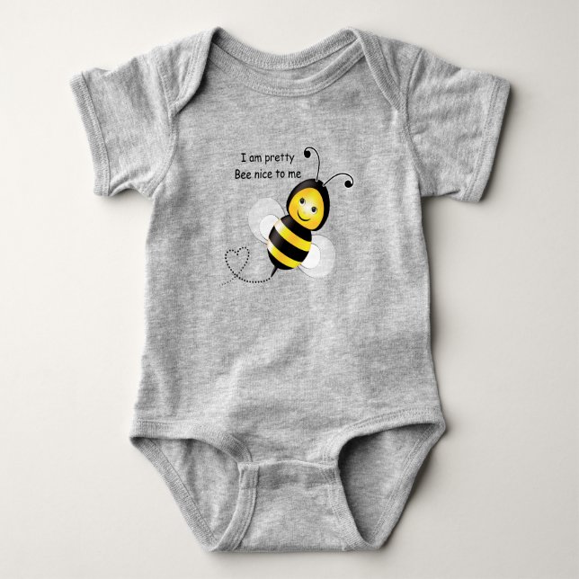 Glad Bli babytröja T Shirt (Framsida)