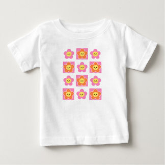 glad blommande baby t-shirt