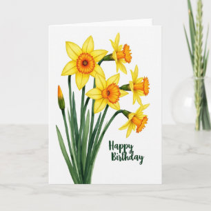 Glad Blomster Konst Kort
