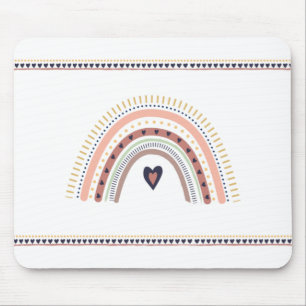 Glad Boho Regnbåge Modern Minimalistisk Trendig Ch Musmatta