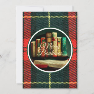 Glad Bookmas, Läsare och Bokig Jul Julkort