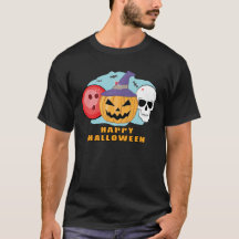 Glad Bowling Halloween - Kuslig dödskalle och pump