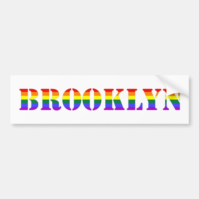 Glad Brooklyn bildekal (Framsidan)