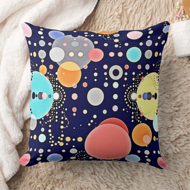 Glad Bubbel Universum Vision Kudde (Filt)