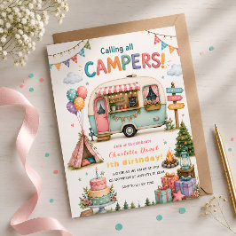 Glad Campare 1-årsdag Inbjudningar