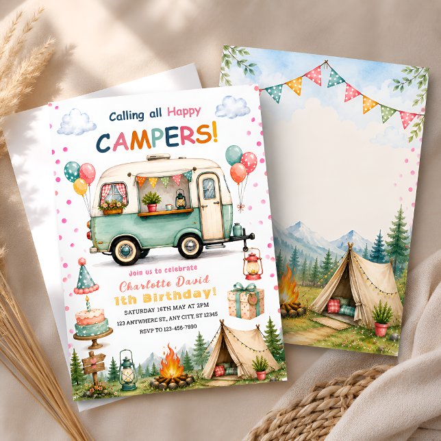 Glad Campare 1-årsdag Inbjudningar (Skapare uppladdad)