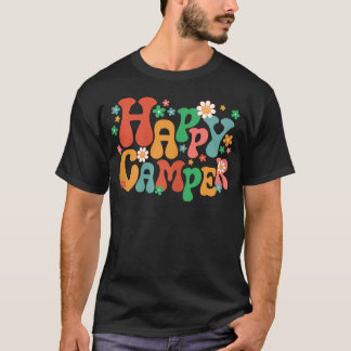 Glad Campare Retro Sommarläger Campingresa T Shirt