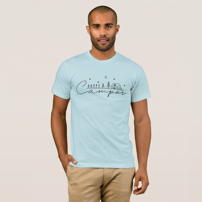 Glad Campare Siluett T Shirt (Hel framsida)