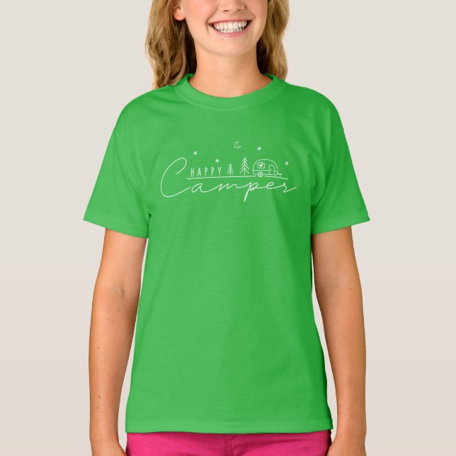 Glad Campare Siluett T Shirt (Framsida)