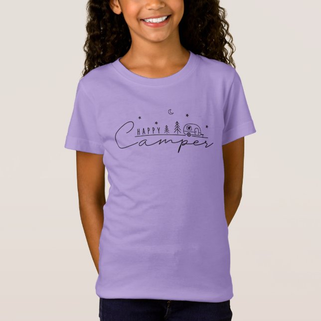 Glad Campare Siluett T Shirt (Framsida)