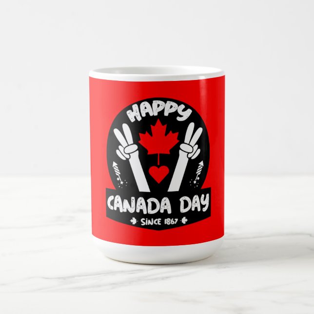 Glad Canada-dagen 1 juli  Kaffemugg (Center)