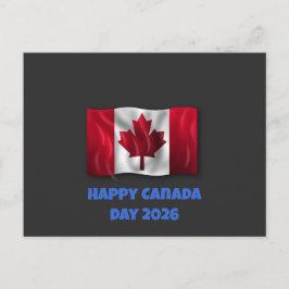Glad Canada-dagen Postkort Vykort