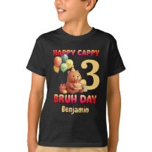 GLAD CAPPY BRUDDAG Anpassad Kapybara 3-årsdag