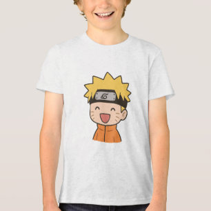 Glad Chibi Ninja Ungdoms Tri-Blend T-shirt - Mjuk