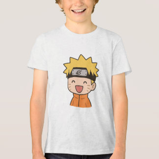 Glad Chibi Ninja Ungdoms Tri-Blend T-shirt - Mjuk