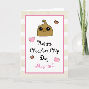 Glad chokladflisdag roliga högtider kort