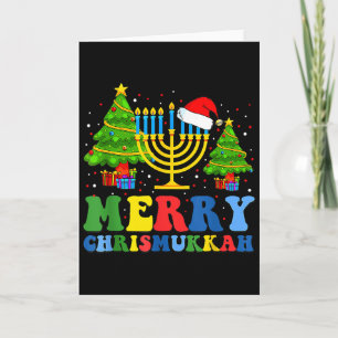Glad Chrismukkah 2024 God Hanukkah Jul Sa Kort