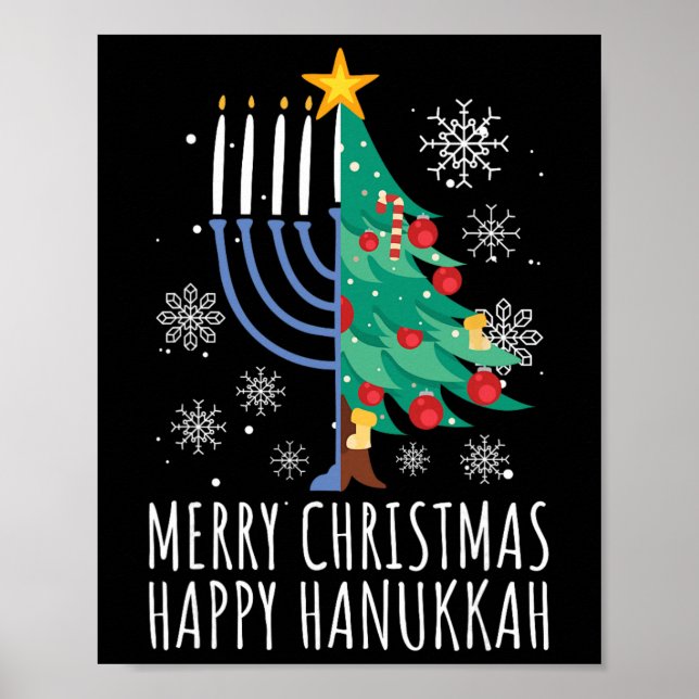 Glad Chrismukkah God Jul Hanukkah  Poster (Framsidan)