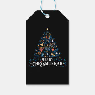 Glad Chrismukkah judisk högtid Hanukkah Presentetikett