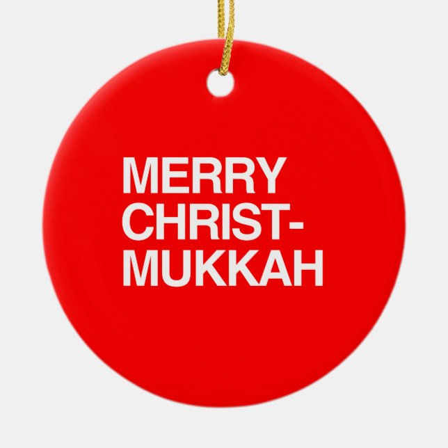 GLAD CHRIST-MUKKAH - .PNG JULGRANSPRYDNAD KERAMIK (Framsidan)