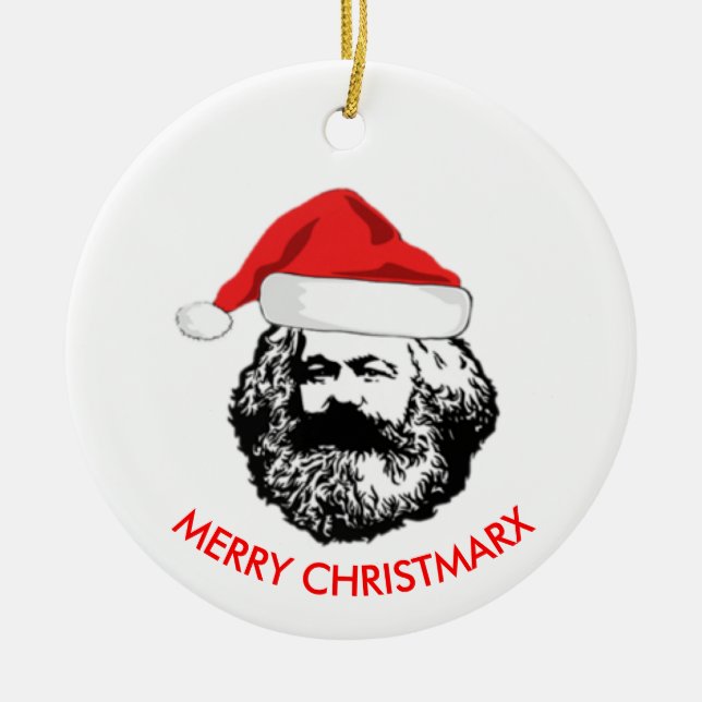 Glad Christmarx Julgransprydnad Keramik (Framsidan)