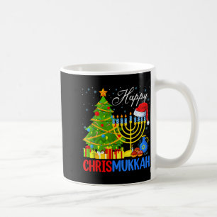Glad Christmukkah Rolig Hanukkah Jul Glad Kaffemugg
