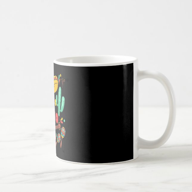 Glad cinco de mayo låt oss fiesta mexikansk fest m kaffemugg (Höger)