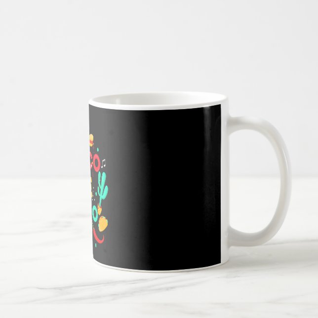 Glad cinco de mayo låt oss fiesta mexikansk fest m kaffemugg (Höger)