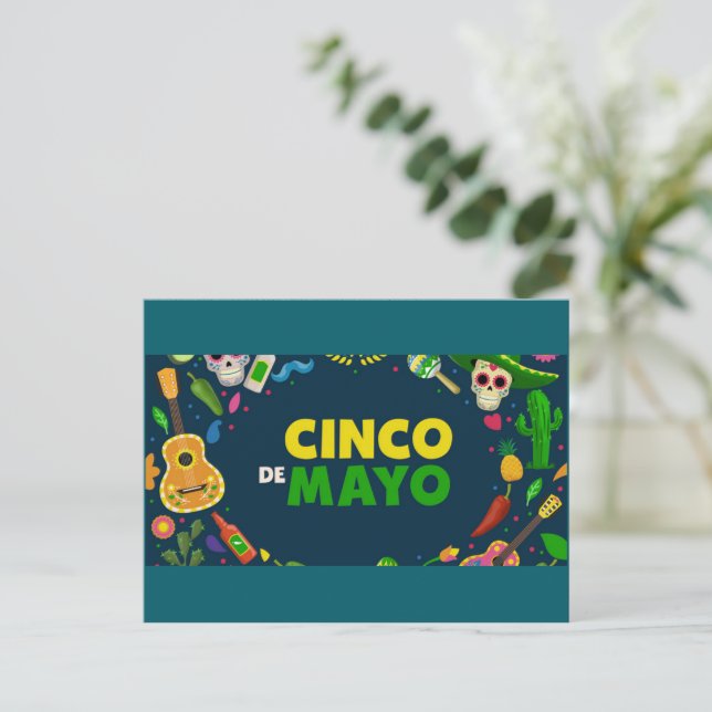 Glad Cinco de Mayo! Lycka önskningskort Vykort (Stående Fram)