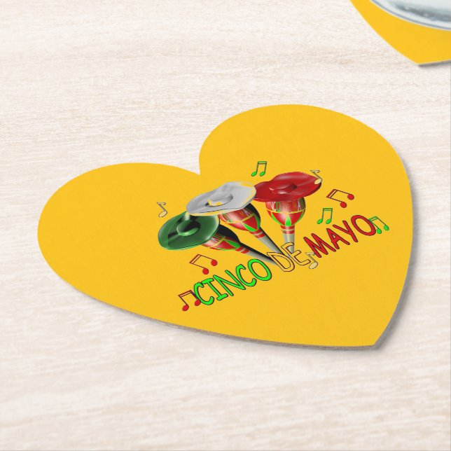 Glad Cinco de Mayo Underlägg Papper (Vinklad)