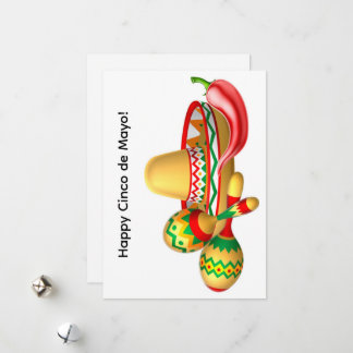 Glad Cinco de Mayo Välkomstkort Julkort