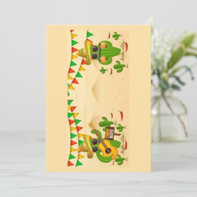 Glad Cinco de Mayo Välkomstkort Julkort (Stående Fram)
