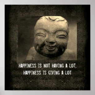 glad citat poster att skratta åt Buddha