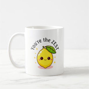 Glad Citron Du Är Bästa Personliga Kaffemugg
