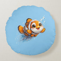 Glad Clownfisk Tropisk Hav Liv Illustration