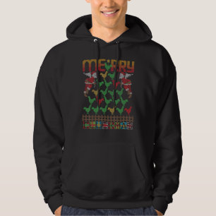Glad Cluckmas Kyckling Fula Jultröja Kyckling Hoodie