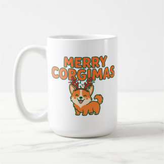 Glad Corgimas Rolig Corgi Jul Hundmamma Present Kaffemugg