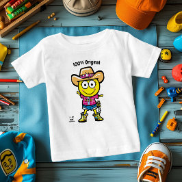 Glad Cowgirl Emoji – Levande och Rolig Helfigur T Shirt