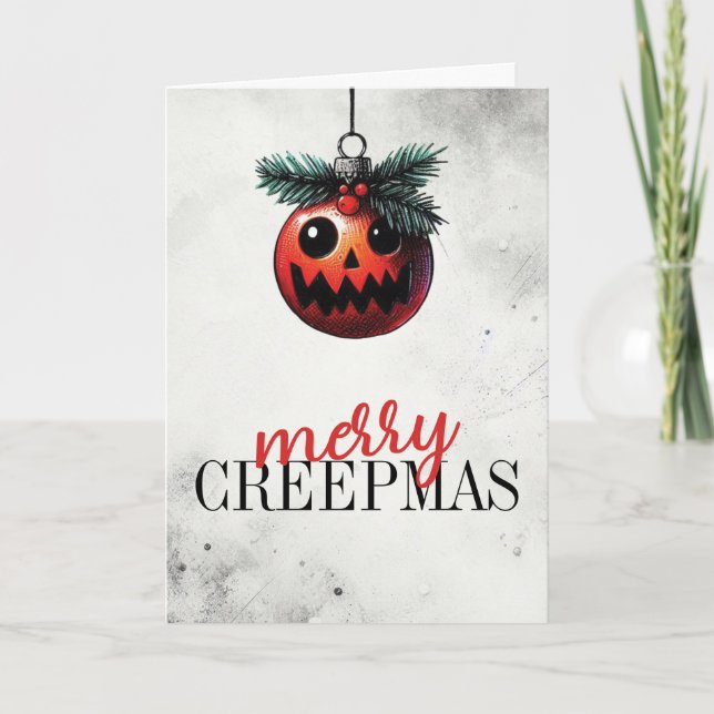 Glad Creepmas Kort (Framsida)