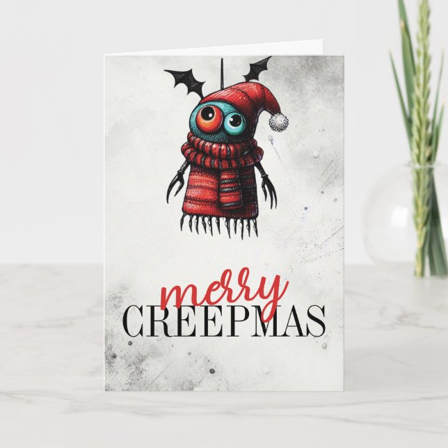 Glad Creepmas Kort (Framsida)