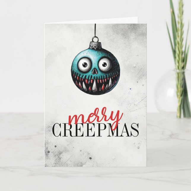 Glad Creepmas Kort (Framsida)