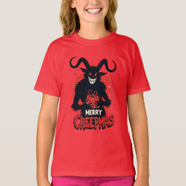 Glad Creepmas Krampus Helgdag T Shirt