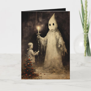 Glad Creepmas Kuslig Spök Gothic Retro Kort