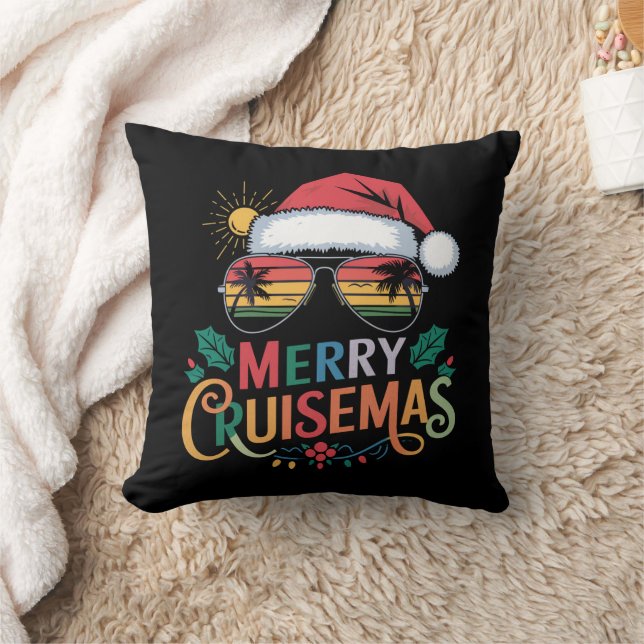 Glad Cruisemas 2024 Jul Santa Ren  Kudde (Filt)