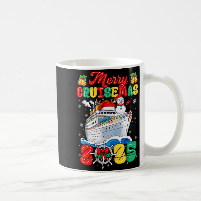 Glad Cruisemas 2025 Jul Santa Groovy Kryssning Kaffemugg (Höger)