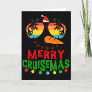 Glad Cruisemas 2025 Jul Santa Snömannen Cruis Kort