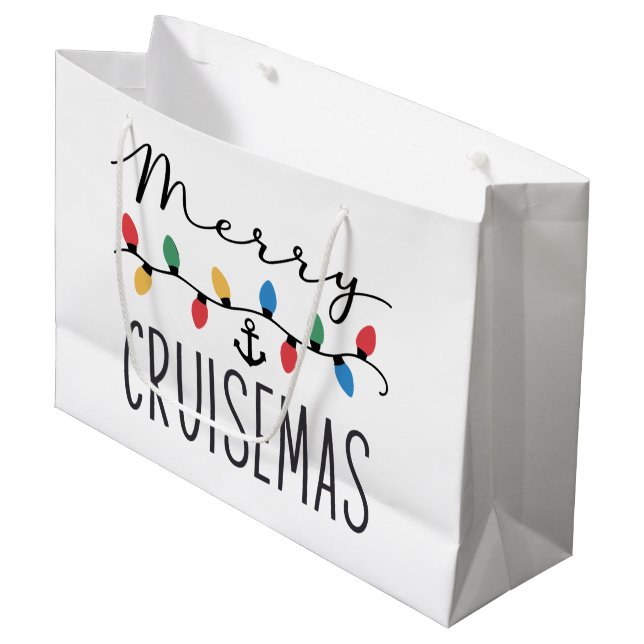 Glad Cruisemas Familj Julkryssning Resa  (Framsidan Vinklad)