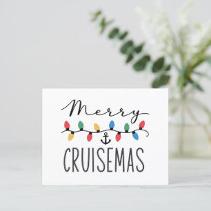 Glad Cruisemas Familj Julkryssning Resa  Helg Vykort