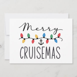 Glad Cruisemas Familj Julkryssning Resa Inbjudningar